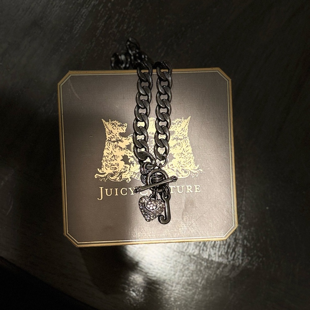 Classic Juicy Couture heart locket Necklace.